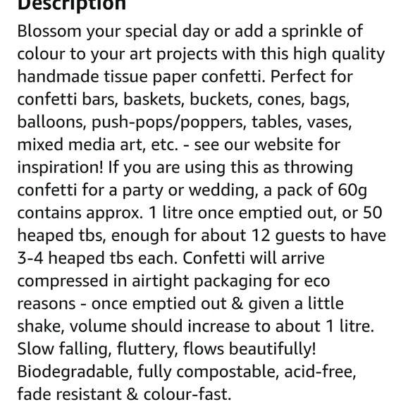 🍍Biodegradable confetti 🎊 - Picture 4 of 5